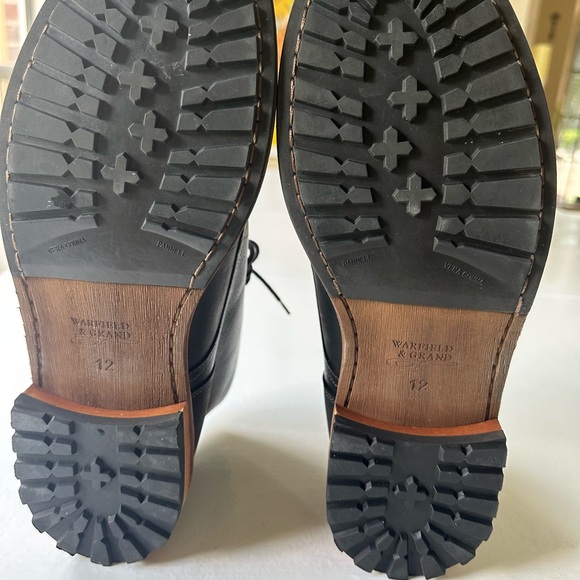 NWOT.Warfield & Grand Black Men's Boots - Picture 3 of 8